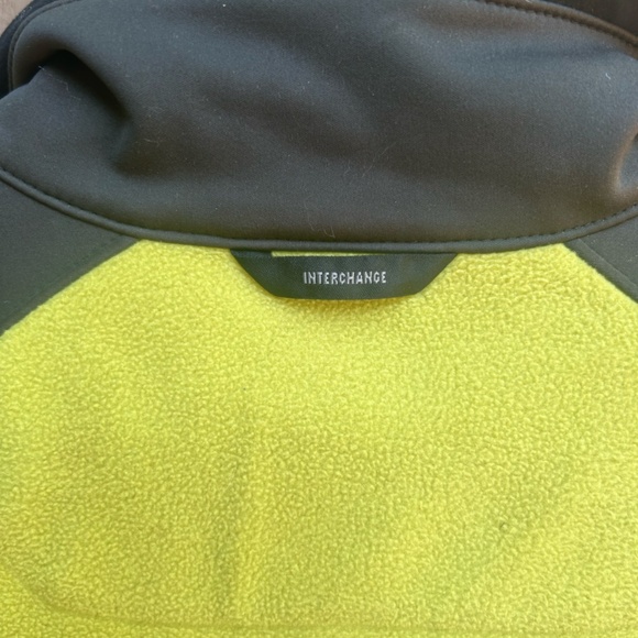 Men's Columbia Omni-Wind Block/Omni-Heat Size Small - Grey/Lime Green - Picture 5 of 7